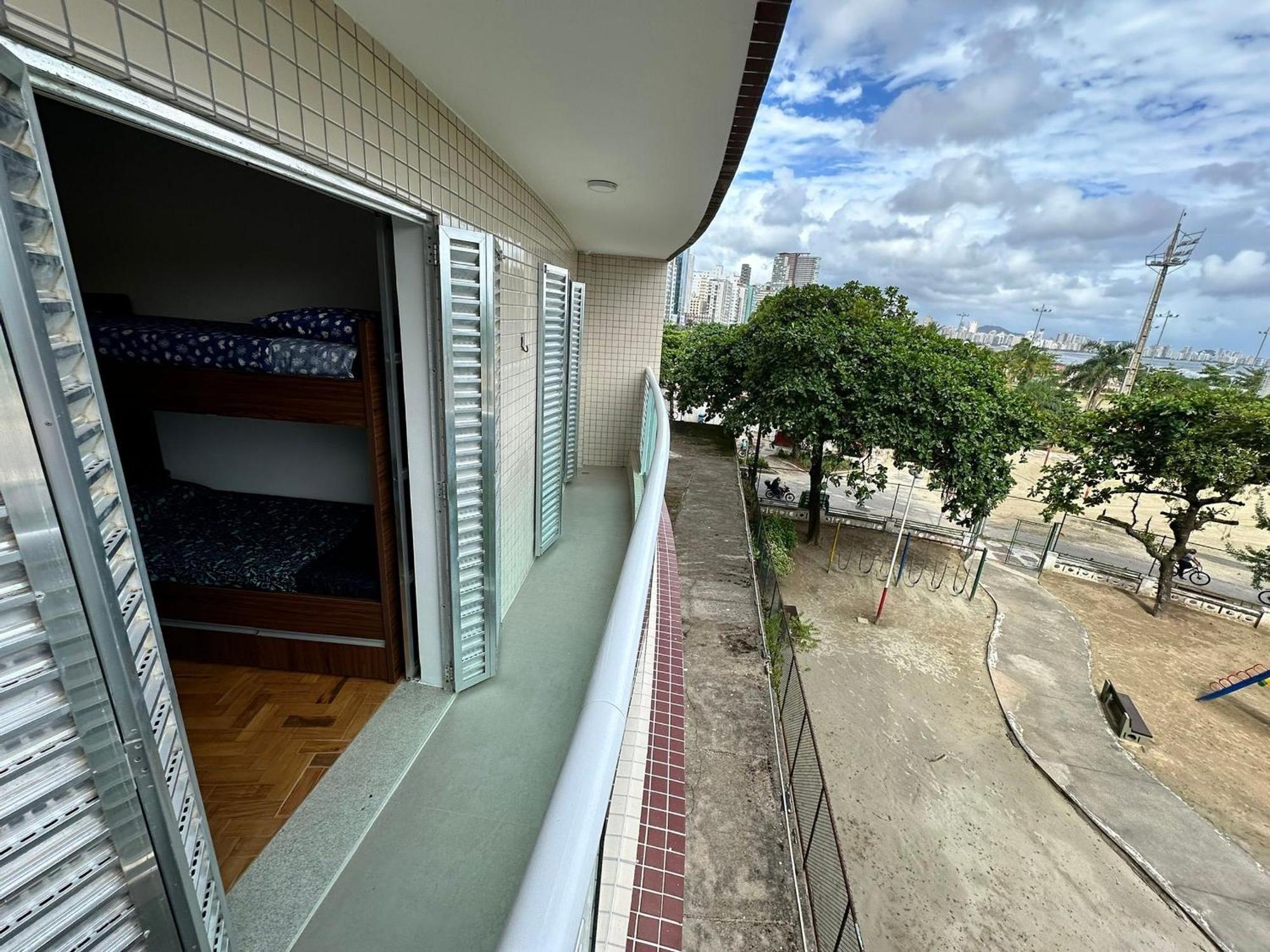 Ap Pe Na Areia Vista Parcial Mar Apartment Santos  Exterior photo
